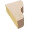Ekena Millwork 2"W x 4"D x 6"H Classic Greensboro Rough Cedar Woodgrain TimberThane Corbel, Primed Tan CORUR02X04X06GRNRCPR - alternate 6